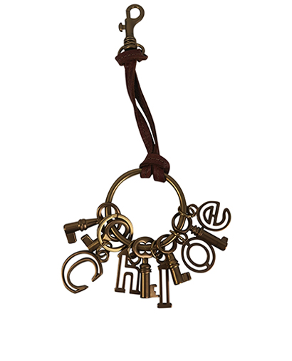 Chloé Logo Key Charm, front view